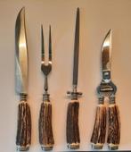 Vleesbestek / Voorsnijgarnituur, Ophalen of Verzenden, Zo goed als nieuw, Bestekset