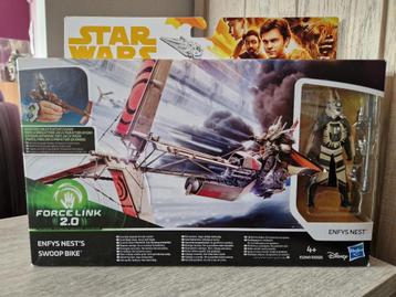 Star Wars Hasbro Enfys Nest's Swoop Bike Solo Force Link 2.0, Enlèvement ou Envoi, Neuf, Figurine