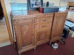 Antieke dressoir, Ophalen, Gebruikt, 100 tot 150 cm, Eikenhout