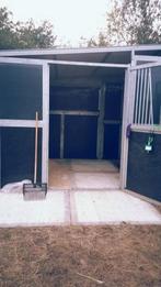 Steenschotten van 1,40m op 1,40m en 5 cm dikte van Douglas k, Tuin stallen carport terras vloer schutting, Zo goed als nieuw, Ophalen