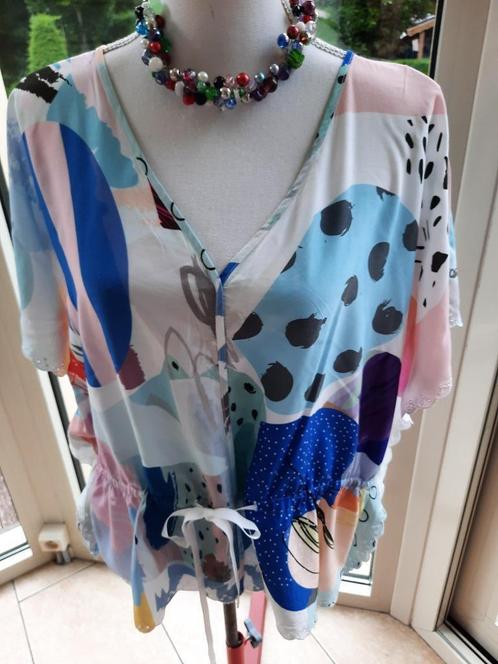 Aparte top MADELEINE - D46, Kleding | Dames, Topjes, Zo goed als nieuw, Maat 46/48 (XL) of groter, Overige kleuren, Zonder mouw