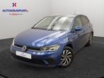 Volkswagen Polo 1.0 Tsi DSG Airco Apple Carplay / Android A, Auto's, Automaat, Euro 6, 95 pk, Blauw