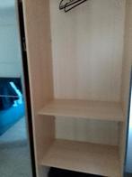 Schuifdeur kleding kast met spiegel, Ophalen, Met deur(en), 75 cm of meer, Eikenhout