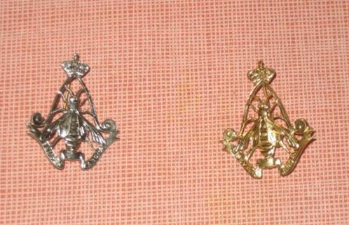 Set mutskentekens licht vliegwezen (zilver / goud), Verzamelen, Militaria | Algemeen, Luchtmacht, Embleem of Badge, Ophalen of Verzenden