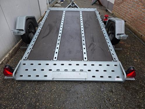Hydraulisch zakbare motortrailer, Auto diversen, Aanhangers en Bagagewagens, Zo goed als nieuw, Ophalen
