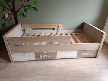 Bopita Basic Wood bed Lades/Lattenbodem/Matras 90*200