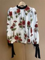 ZARA Floral High Neck - Knopen op de achterkant maat S, Kleding | Dames, Ophalen of Verzenden, Zo goed als nieuw, Maat 36 (S)