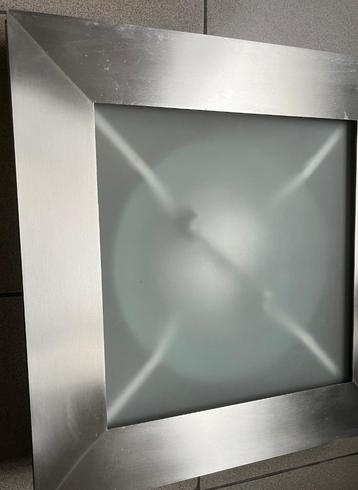 Plafondlamp in inox design beschikbaar voor biedingen