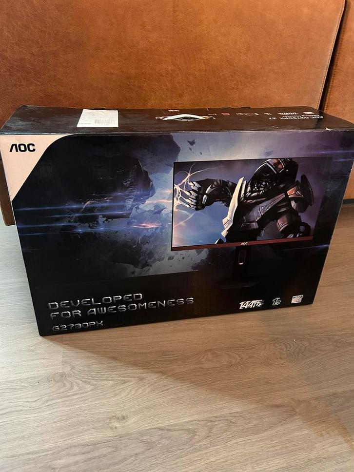 AOC 27 pouces 144hz, Computers en Software, Monitoren, Ingebouwde speakers, LED, HD, Ophalen