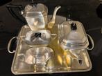 Antieke koffie set - verzilverd (zilver), Enlèvement, Argent