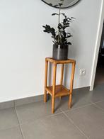 Vintage plantentafel in bamboe / rotan, Huis en Inrichting, Zo goed als nieuw, Ophalen