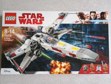 Lego Star Wars 75218 Chasseur stellaire X-Wing starfighter disponible aux enchères