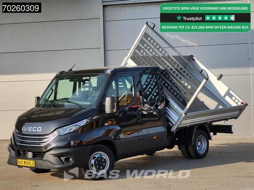 Iveco Daily 35C21 3 zijdige Kipper Dubbel Cabine 210PK 3.0L, Auto's, Bestelwagens en Lichte vracht, Bedrijf, Te koop, Achteruitrijcamera