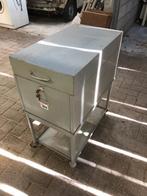 mooi vintage retro ijzeren kastje klasseren opbergen, Huis en Inrichting, Minder dan 50 cm, Gebruikt, Minder dan 100 cm, Metaal