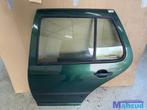 VW GOLF 4 Groen LC6M Links achter deur portier 1997-2003, Auto-onderdelen, Gebruikt, Links, Volkswagen, Deur