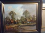 Heel groot mooi schilderwerk van Wolters ., Antiek en Kunst, Ophalen of Verzenden
