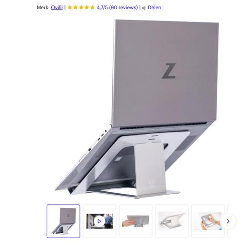 laptopstandaard OviSTand, Computers en Software, Laptopstandaarden, Zo goed als nieuw, Ophalen of Verzenden