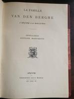 La généalogie de la Famille van den Berghe, Antiek en Kunst, Verzenden