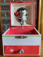 Muziek/juwelendoosje ,verliefd beertje’, Ophalen of Verzenden, Zo goed als nieuw, Overige typen