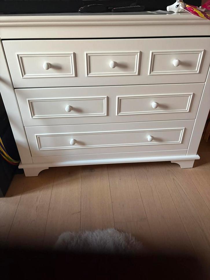 Commode met 3 laden Charlotte Wit merk: bopita, Huis en Inrichting, Kasten | Ladekasten, Minder dan 100 cm, 150 tot 200 cm, 50 tot 75 cm