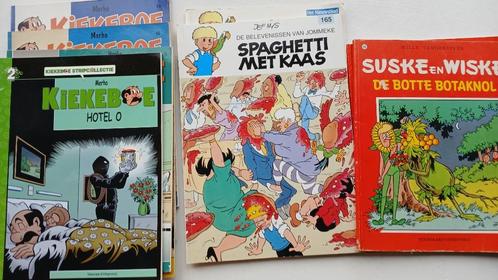 Stripverhalen Kiekeboe - Jommeke - Suske en Wiske, Boeken, Stripverhalen, Gelezen, Meerdere stripboeken, Ophalen of Verzenden