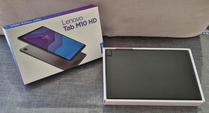 Lenovo Tab M10 HD + coque - comme neuf, Computers en Software, Android Tablets, Zo goed als nieuw, Ophalen of Verzenden