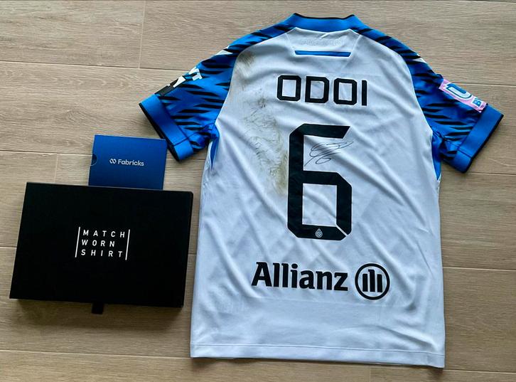 Gedragen shirt Denis Odoi, Sports & Fitness, Football, Comme neuf, Maillot, Enlèvement ou Envoi