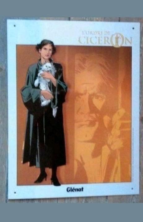 Metalen plaat „The Order of Cicero” (Glénat). Comic boek, Boeken, Stripverhalen, Zo goed als nieuw, Ophalen of Verzenden