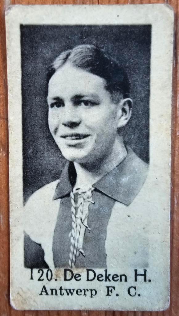 1930s (pre panini) 120. Henri De Deken Antwerp F.C.!, Hobby en Vrije tijd, Stickers en Plaatjes, Zo goed als nieuw, Plaatje, Ophalen of Verzenden