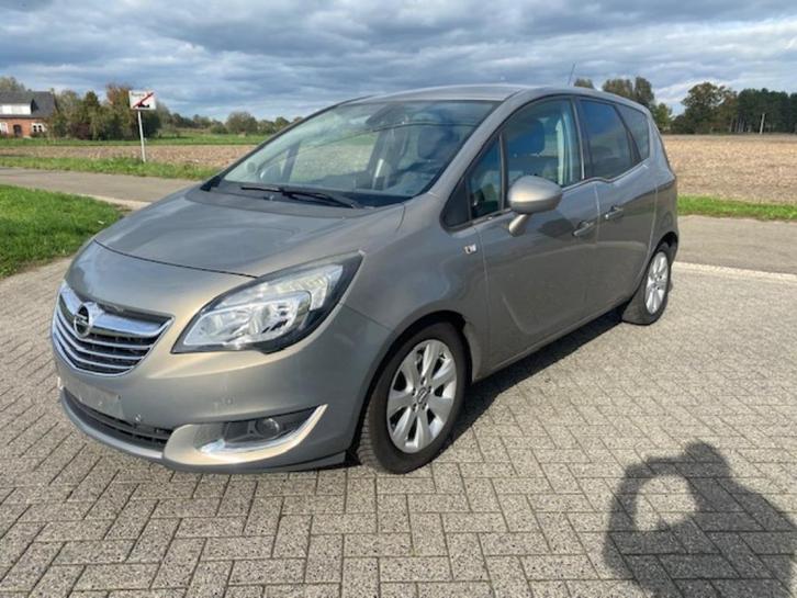 Meriva automaat mindervallide wagen met gas/rem aant stuur, Auto's, Opel, Bedrijf, Te koop, Meriva, Diesel, Euro 5, Break, 5 deurs