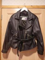 Dames kwaliteitsvolle lederen korte motovest maat M, Motoren, Ophalen of Verzenden, Dames