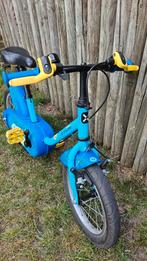 Kinderfiets 14 inch 3-5j met afneembare zijwielen, Fietsen en Brommers, Ophalen, Zijwieltjes, Gebruikt, B-Twin