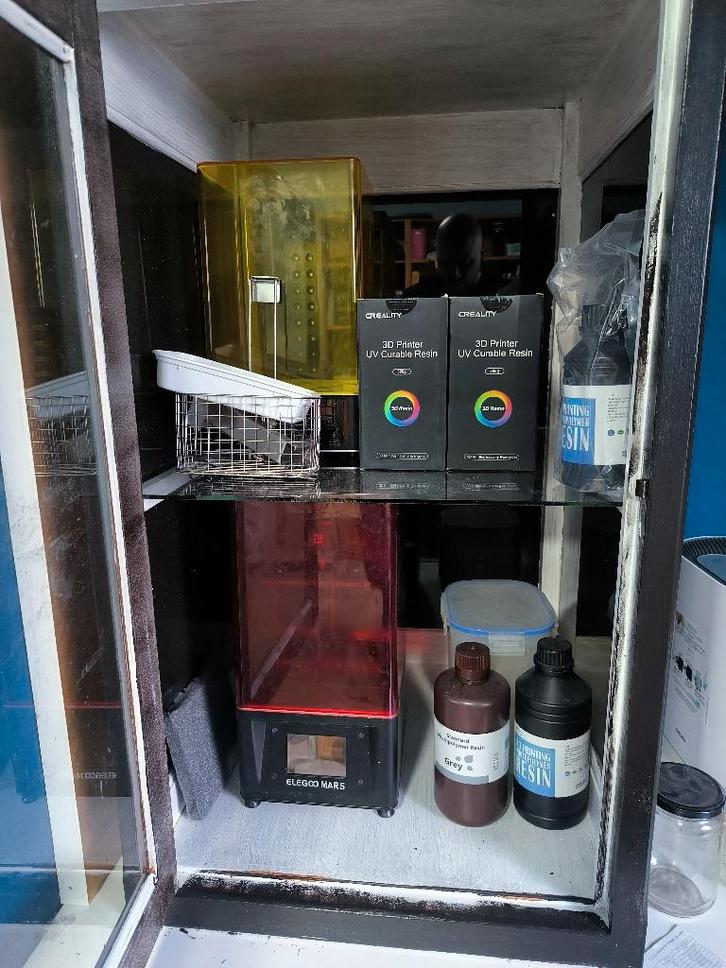 3D-printer van hars, Computers en Software, 3D Printers, Gebruikt, Ophalen