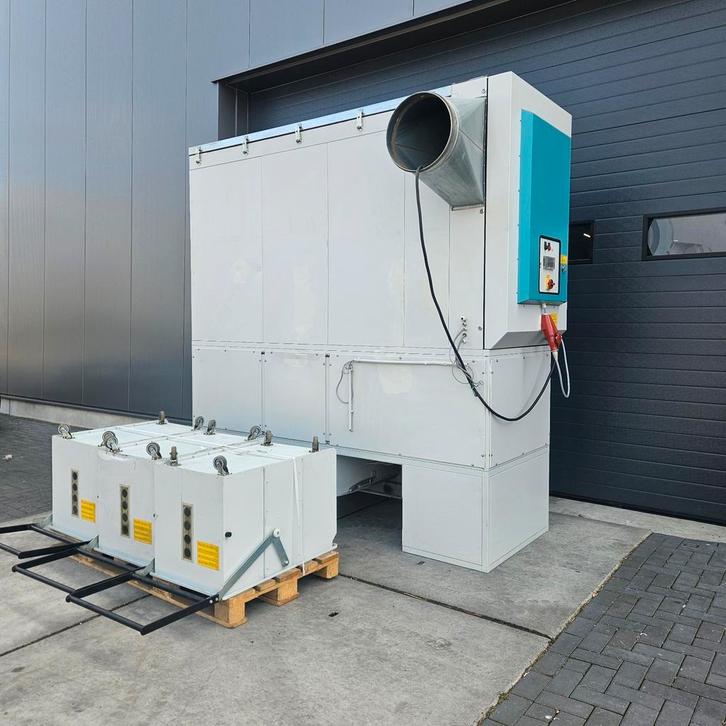 Alko 300 afzuiging afzuiginstallatie 3 containers, Doe-het-zelf en Bouw, Ventilatie en Afzuiging, Zo goed als nieuw, Ophalen of Verzenden