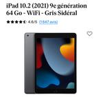 iPad 64go Apple neuf sous blister + protection, Informatique & Logiciels, Apple iPad Tablettes, Neuf