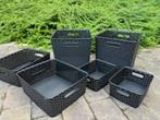 Manden 6-delig, Huis en Inrichting, Woonaccessoires | Schalen en Manden, Ophalen, Nieuw, Kunststof, Mand