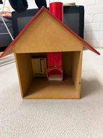 Poppenhuisje met schoorsteen voor cadeautjes in te stoppen, Kinderen en Baby's, Ophalen, Gebruikt