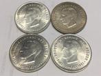België lot 4 x 250 Frank zilver, Ophalen of Verzenden, Zilver