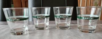 4 verres MARTINI beschikbaar voor biedingen