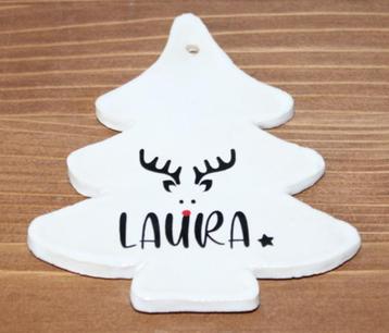 Aardewerk kerstdecoratie "Laura" beschikbaar voor biedingen