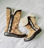 Leren schoenen van The North Face maat 40, Kleding | Dames, Gedragen, Beige, Ophalen of Verzenden, Hoge laarzen
