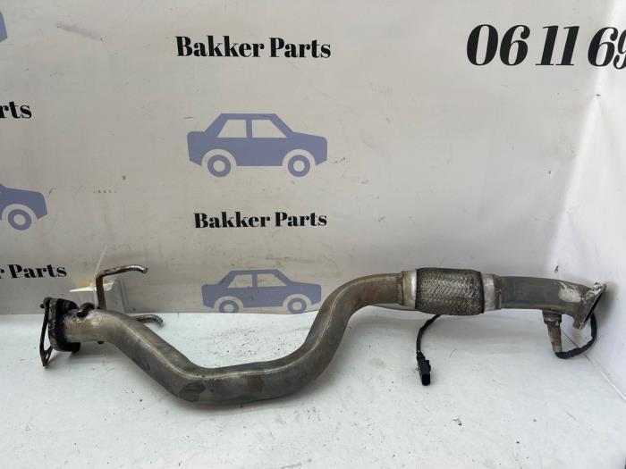 Uitlaat voorpijp van een Volkswagen Scirocco, Auto-onderdelen, Uitlaatsystemen, Volkswagen, Gebruikt, 3 maanden garantie