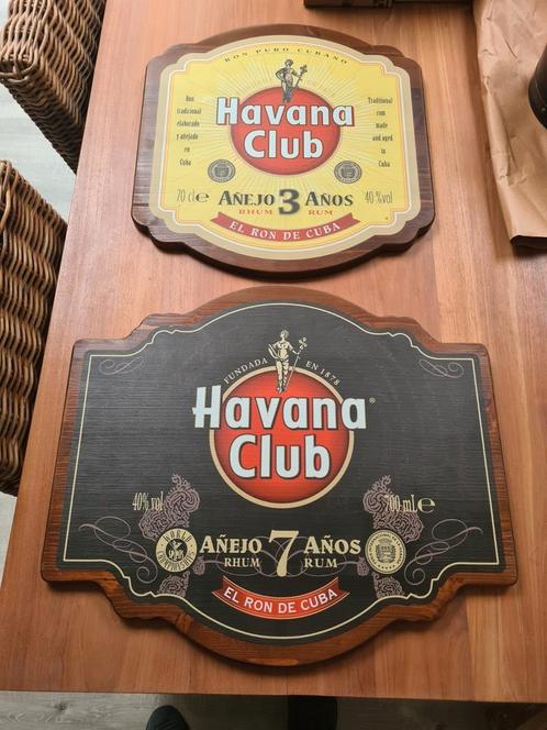 Havana club vintage reclame borden, Verzamelen, Merken en Reclamevoorwerpen, Zo goed als nieuw, Ophalen of Verzenden