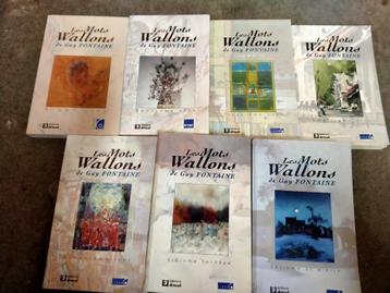 Les mots wallons de Guy Fontaine. 7 volumes. Ed. Dricot.