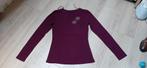 Paarse longsleeve maat S - 36 nieuw, Neuf, Enlèvement ou Envoi, Taille 36 (S), Manches longues