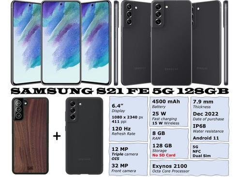 Samsung S21 FE 5G 128 Go, Télécoms, Téléphonie mobile | Samsung, Comme neuf, Galaxy S21, 8 GB, Sans abonnement, Avec simlock (verrouillage SIM)