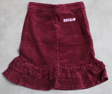 Bordeaux fluwelen rokje Esprit – maat 110 / 5 jaar beschikbaar voor biedingen
