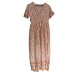 Ibiza style lange zomerjurk L, Kleding | Dames, Jurken, Verzenden, Maat 42/44 (L), Nieuw, Roze