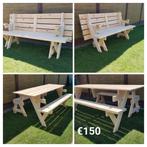 Pick-nick-bank/tafel, Tuin en Terras, Picknicktafels, Nieuw, Ophalen of Verzenden, Inklapbaar, Rechthoekig
