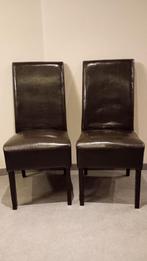 2 stoelen, Huis en Inrichting, Ophalen, Gebruikt, Zwart, Twee